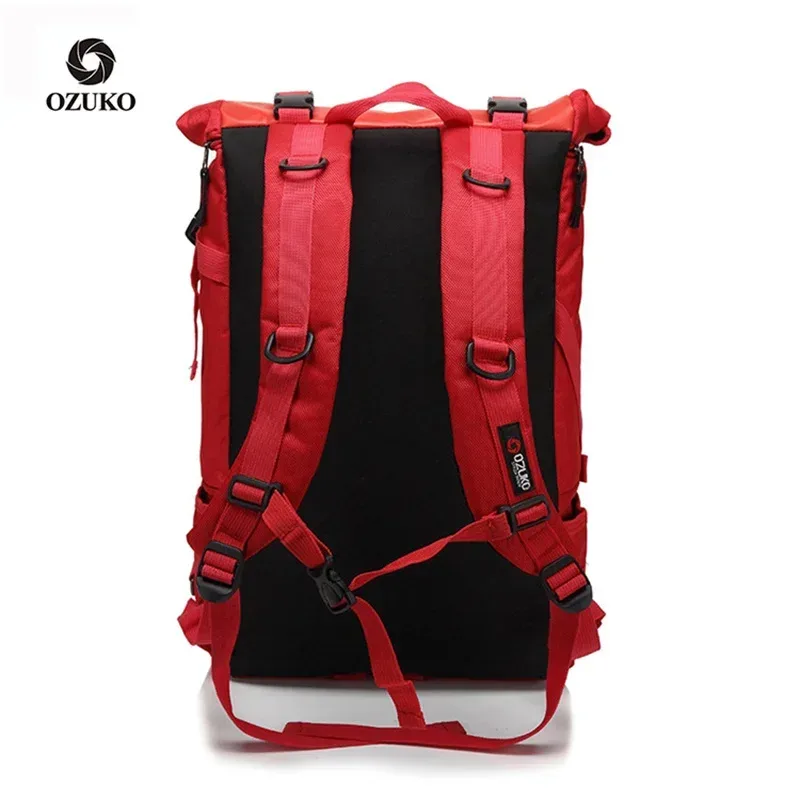ozuko cartable pour adolescent 15.6 pouces ordinateur portable sac à dos d'eau 49*28*14 hommes étudiant sacs à dos mâle voyage mochila mode