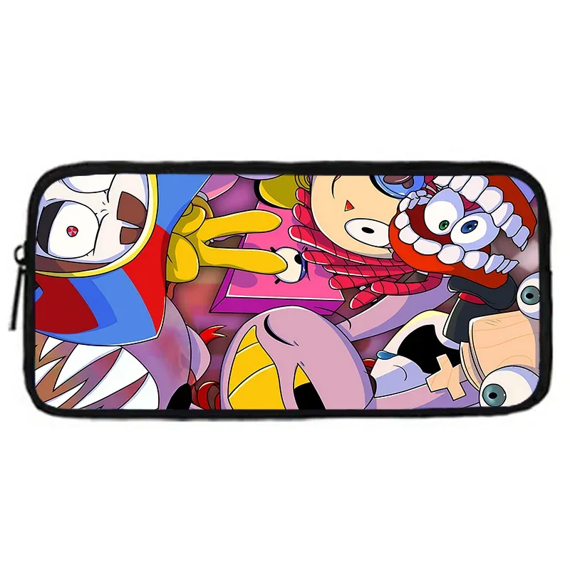 sac à dos d'école pour enfants cartoon a-amazings digitals circus avec sacs à déjeuner, sacs à crayons, sacs d'école pour garçons et filles, meilleur cadeau