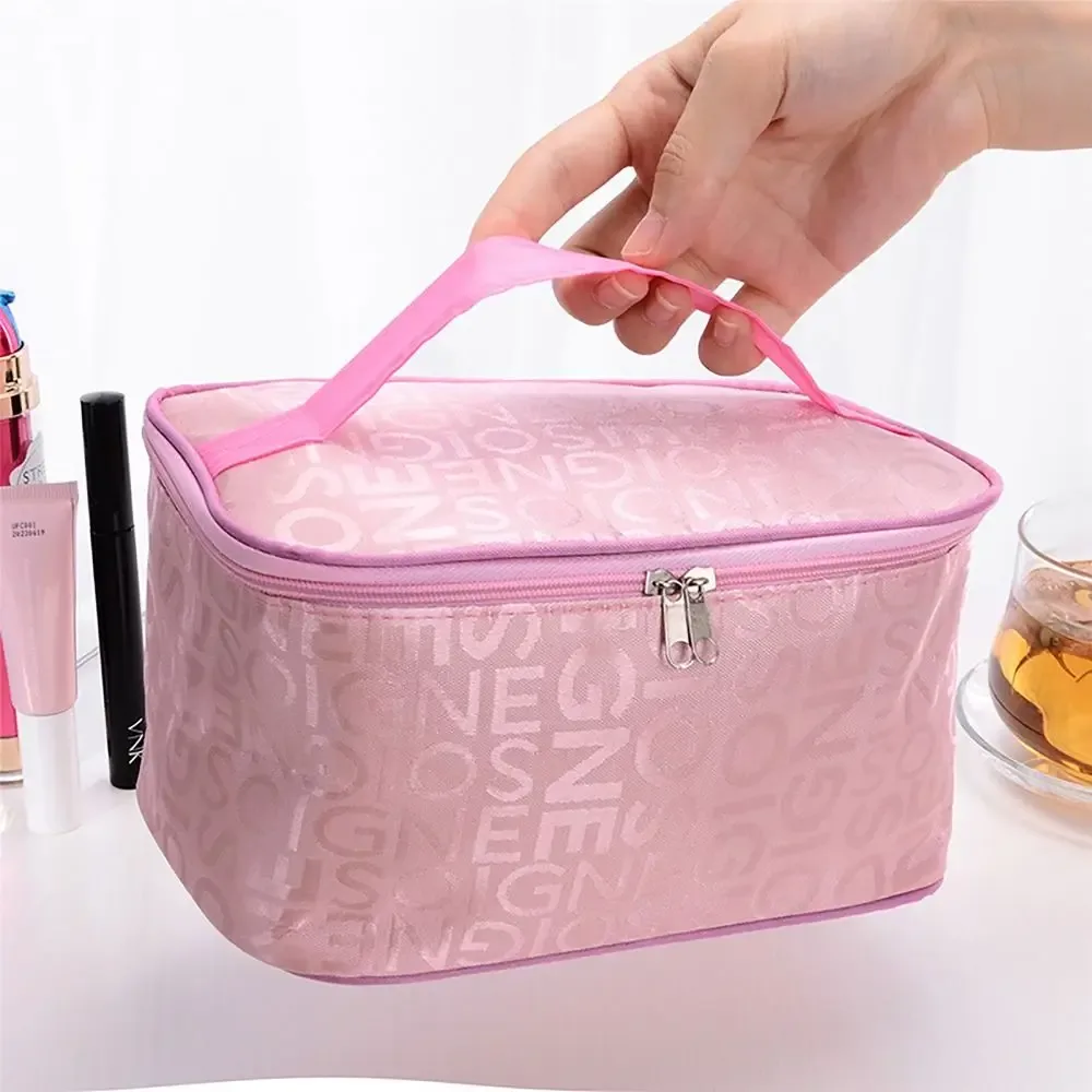 sac de rangement pratique pour maquillage, imperméable, grande capacité, sac de voyage pour cosmétiques, accessoires de maquillage, trousse de toilette, sac à main pour la maison