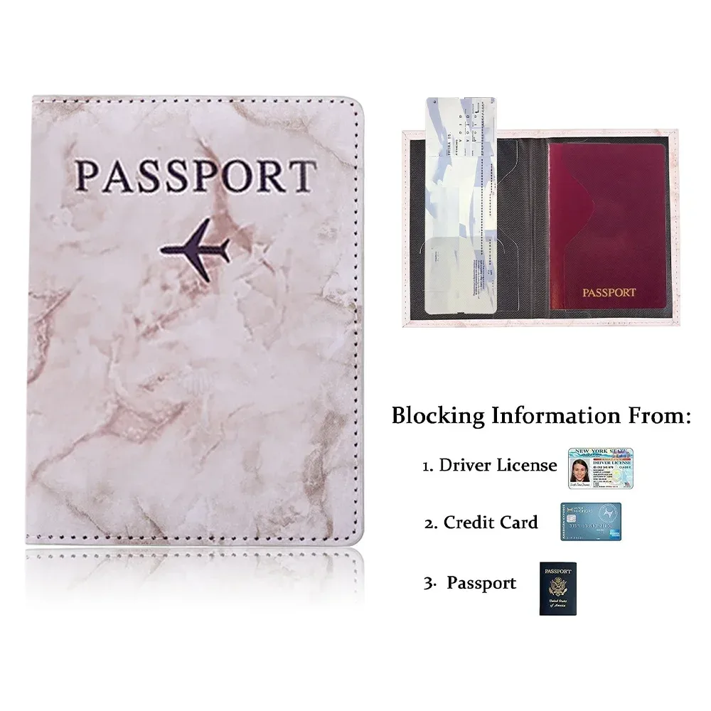 porte-passeport étui à passeport voyage étanche passeport housse de protection motif de broderie support plan aérien accessoires de voyage