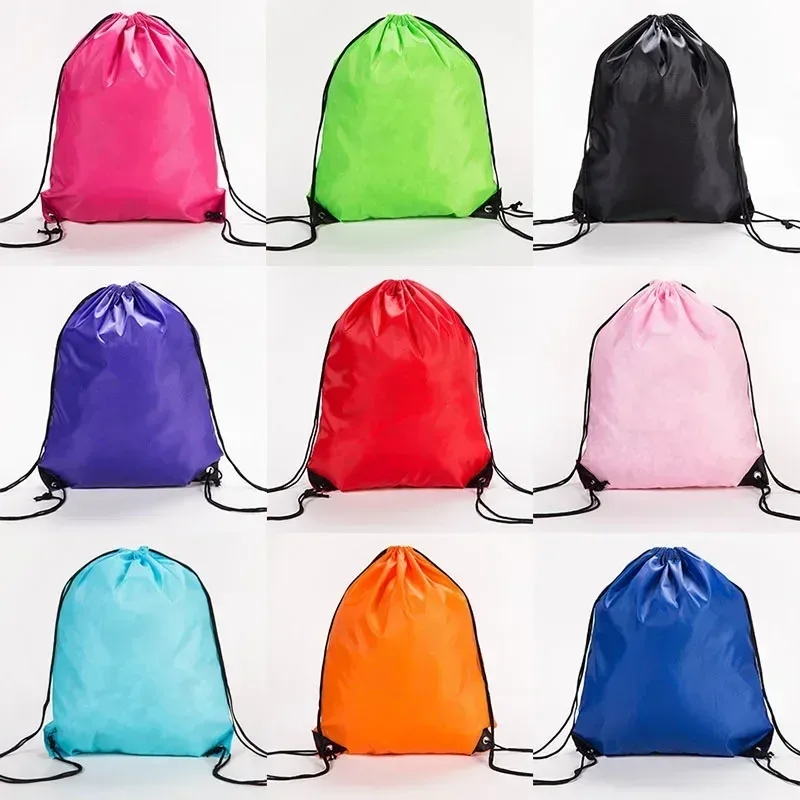 sac à dos pliable pour sports de plein air, voyage, portable, étanche, natation, plage, camping, cordon de serrage, sacs quotidiens en nylon