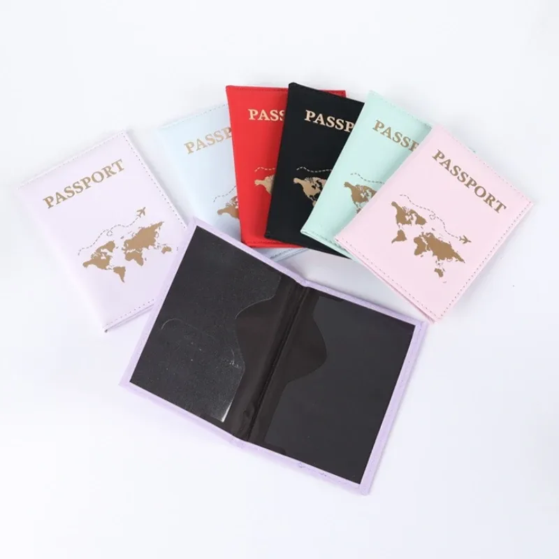 housse de passeport de voyage pour femmes et hommes, porte-passeport, étui pour cartes de crédit