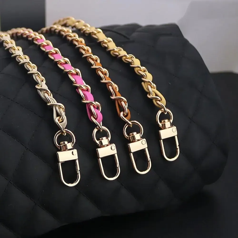 chaîne de sac à main en cuir pu et métal, 120cm, sangles de sac à bandoulière remplaçables, ceintures de sac à dos, accessoires