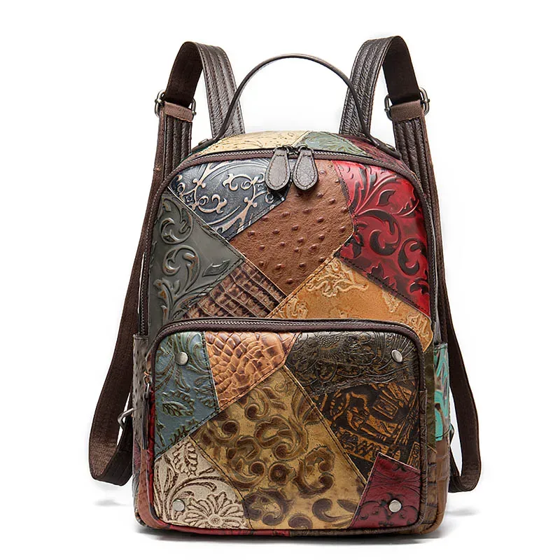 westal-sac à dos en cuir pour femmes, sacs d'école pour filles, sacs à dos pour ordinateur portable, sac à dos de voyage, nouveau, 86343