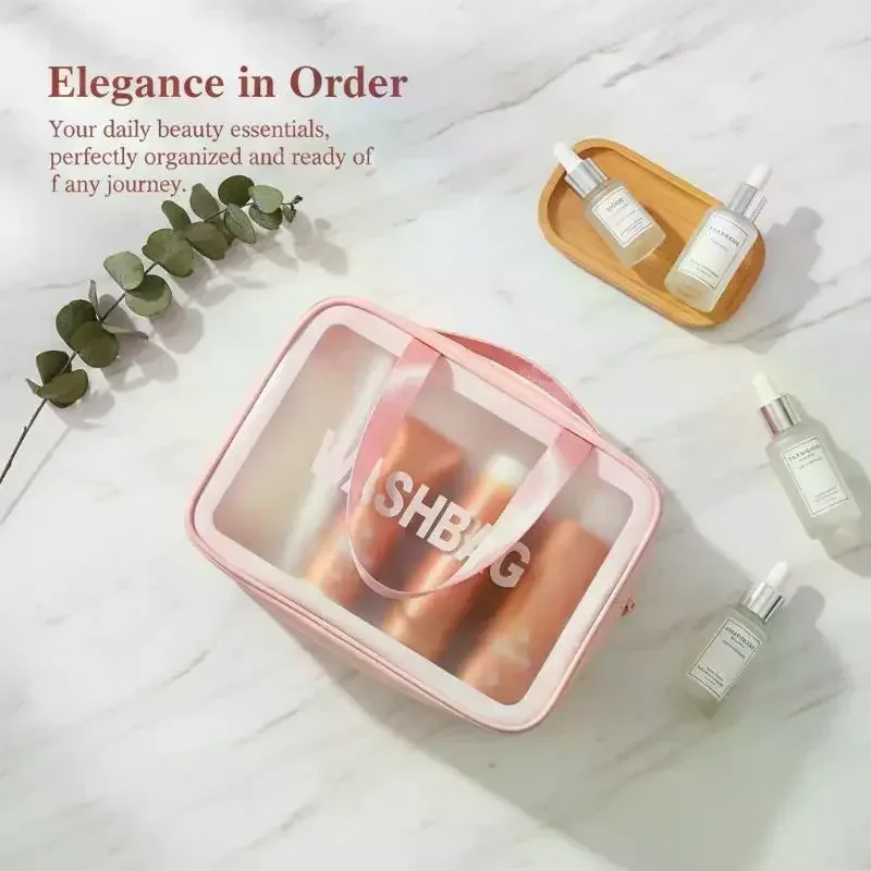 sac de toilette imperméable à double couche pour femmes, organiseur de maquillage de voyage, grand sac de toilette pour la maison
