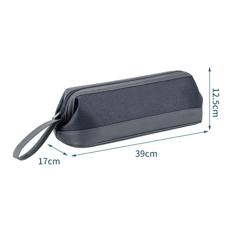 étui de transport pour sèche-cheveux en cuir pu, organisateur de rangement, étanche, anti-poussière, pochette de voyage portable pour dyson