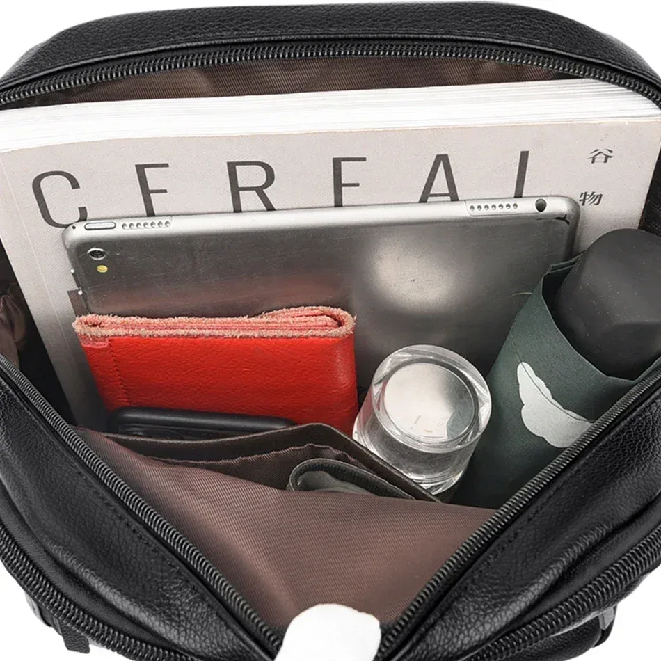 femmes grande capacité sac à dos de haute qualité en cuir vintage sacs pour femmes sacs d'école voyage sac à dos dames bookbag sac à dos