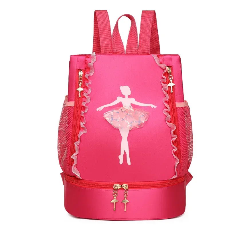 robe de danse mignonne personnalisée, sac à dos pour enfants, jupe en gaze personnalisée, sac à dos de ballet en dentelle pour fille, sac à dos pour étudiant