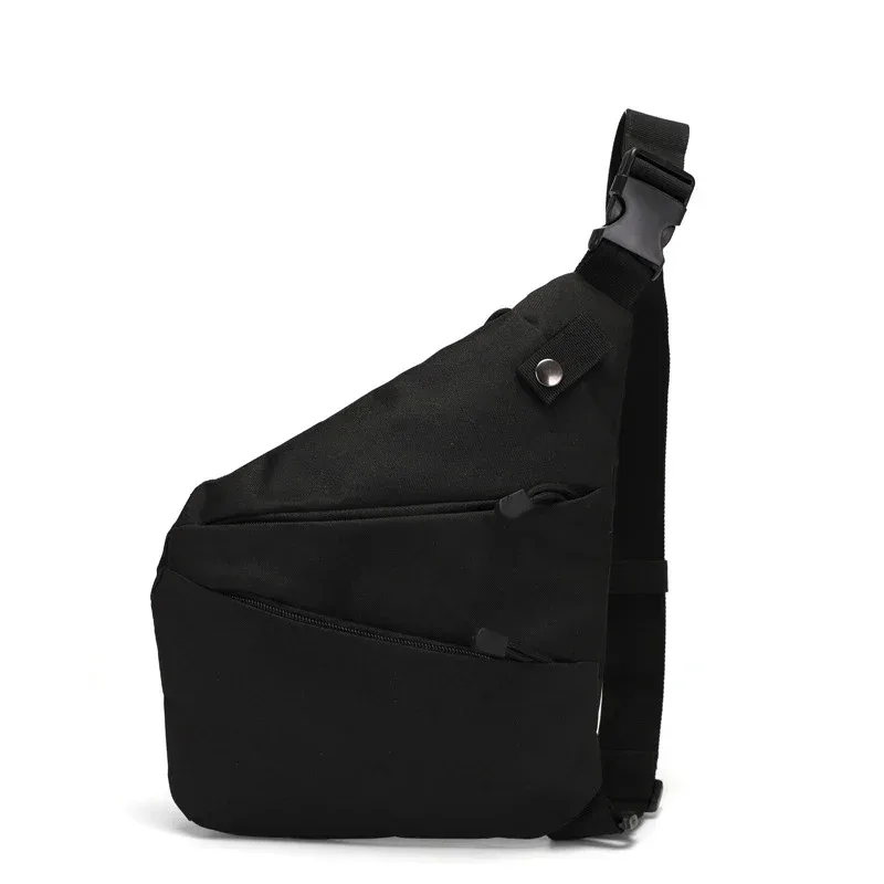dienqi anti-vol hommes sac de poitrine étanche poitrine pack voyage poche personnelle tactique mâle sac à bandoulière poitrine sac à bandoulière pauch