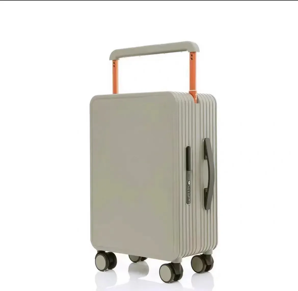 valise pc antirayures antipoussiere toupie roues poignées orange blanc bleu grandecapacite voyage fonctionnelle compartimentsinternes zippés