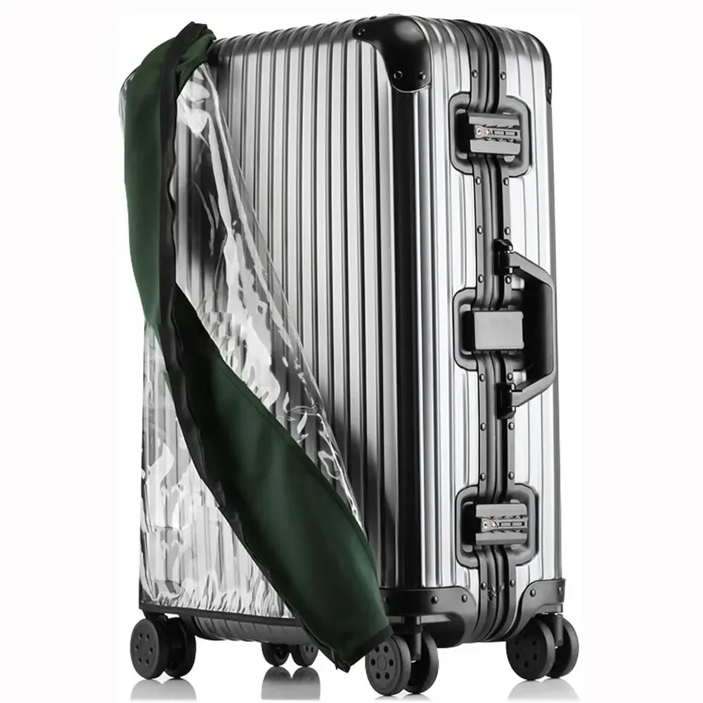 housse de valise transparente en pvc, aucun démontage requis, élastique, pour voyage, étanche, anti-poussière, nouvelle collection