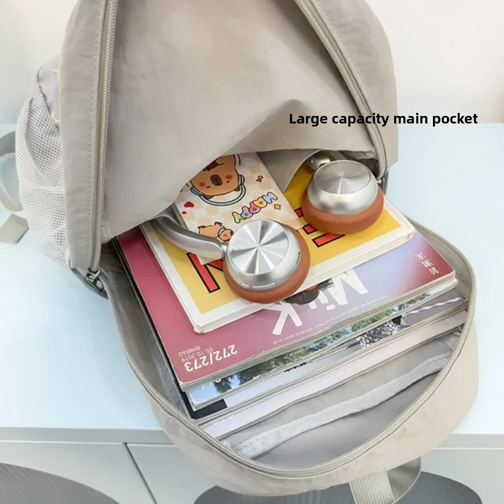 sac à dos tendance 2026 pour adolescentes, idéal pour l'extérieur, l'alpinisme, les voyages, grande capacité, en nylon résistant, sac d'école sportif pour le quotidien