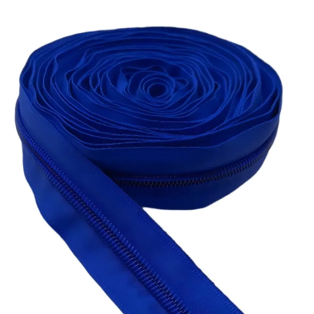 5 #   ruban de fermeture éclair en nylon arc-en-ciel sans curseur, 1-10m, fermetures éclair au mètre, kit de réparation de fermetures éclair pour sacs et fournitures