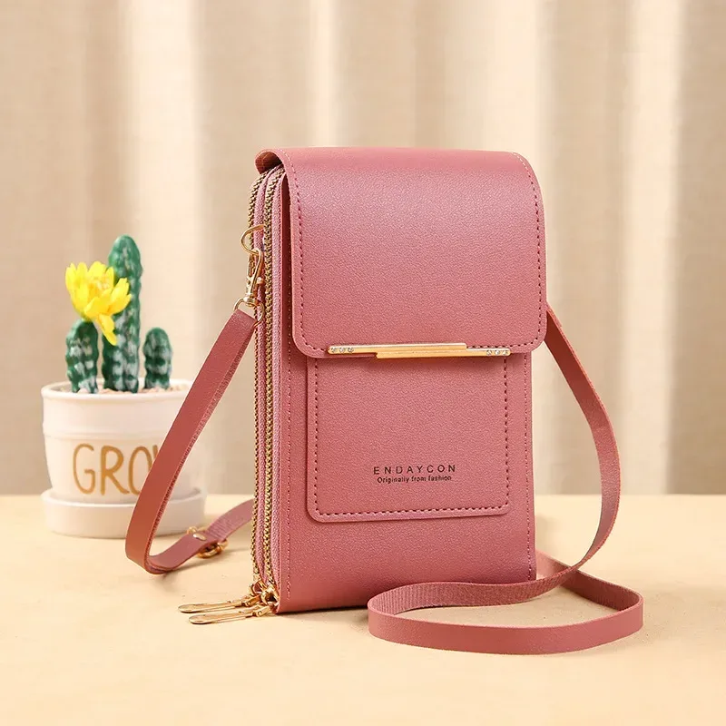 sacs à bandoulière pour femmes, portefeuilles pour écran tactile, sac à main pour téléphone portable, sac à main avec sangle en cuir souple, sacoches de luxe