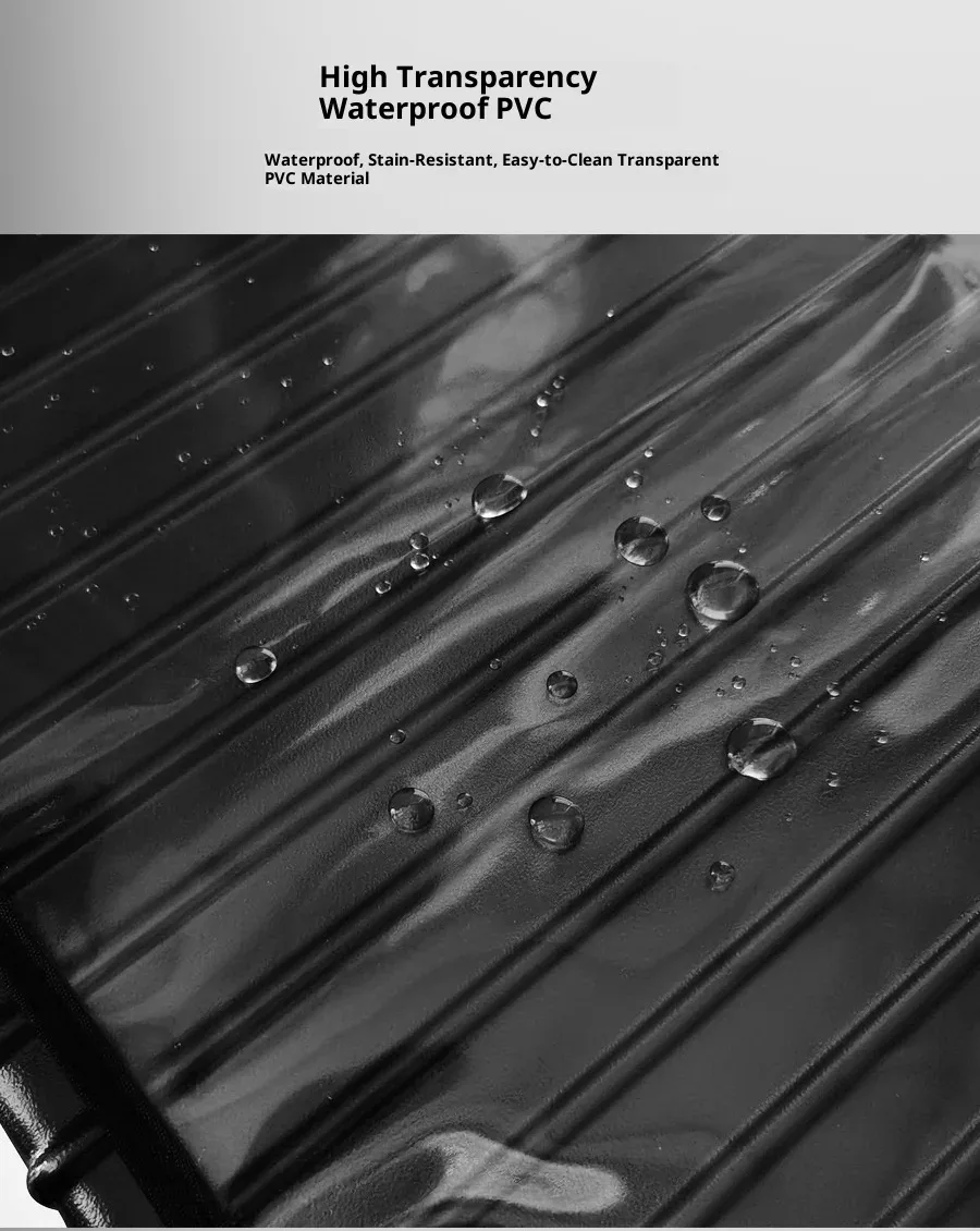 housse de protection transparente en pvc pour bagages de 16 à 28 pouces, imperméable, anti-poussière et résistante aux rayures, pour valise de voyage à roulettes