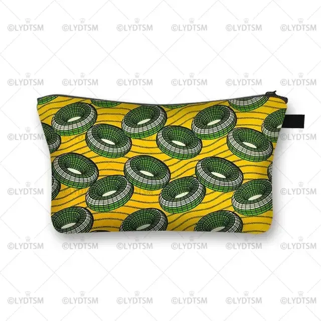 trousse à cosmétiques imprimée pour femmes africaines, sacs de maquillage pour dames afro, étui à cosmétiques pour filles, rangement portable pour rouge à lèvres, sacs de voyage, mode