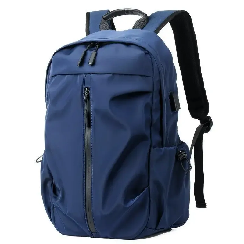 sac à dos pour ordinateur portable gris résistant à l'eau, grande capacité, bretelles rembourrées, pour l'école, le travail, les voyages, la randonnée
