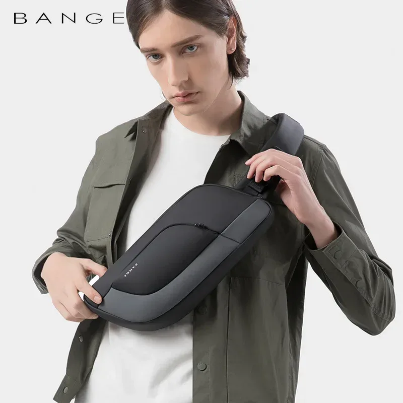 bange nouveau sac à bandoulière multifonction antivol sacs à bandoulière mâle étanche court voyage sac de poitrine pack pour hommes
