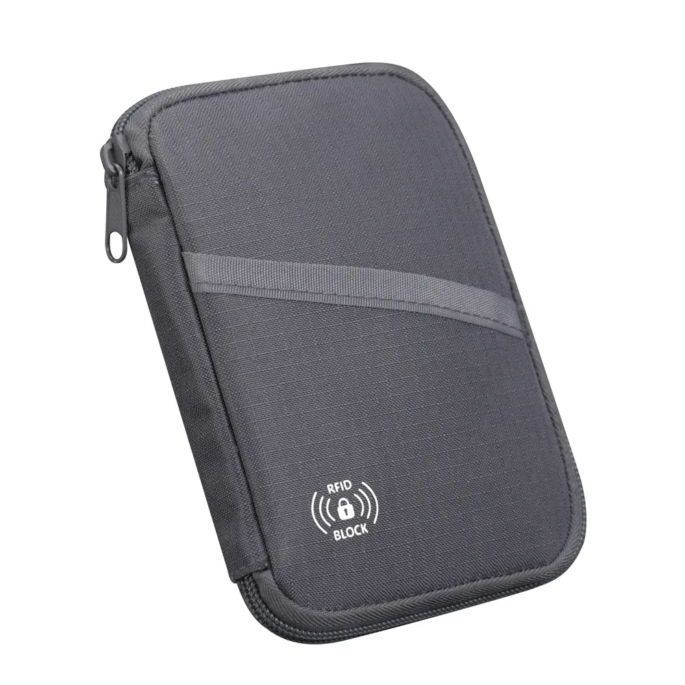 pochette pour passeport, portefeuille de voyage avec blocage rfid – étui organisateur de documents haut de gamme pour hommes et femmes – peut contenir des passeports, des cartes