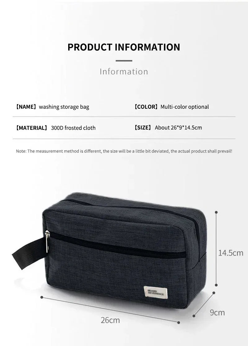 trousse de toilette de voyage pour hommes et femmes, trousse de maquillage étanche pour dames, pochette de lavage de beauté