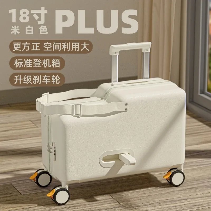 bagages, les enfants peuvent s'asseoir, monter et descendre, valise, chariot, roue universelle, frein, sac de voyage