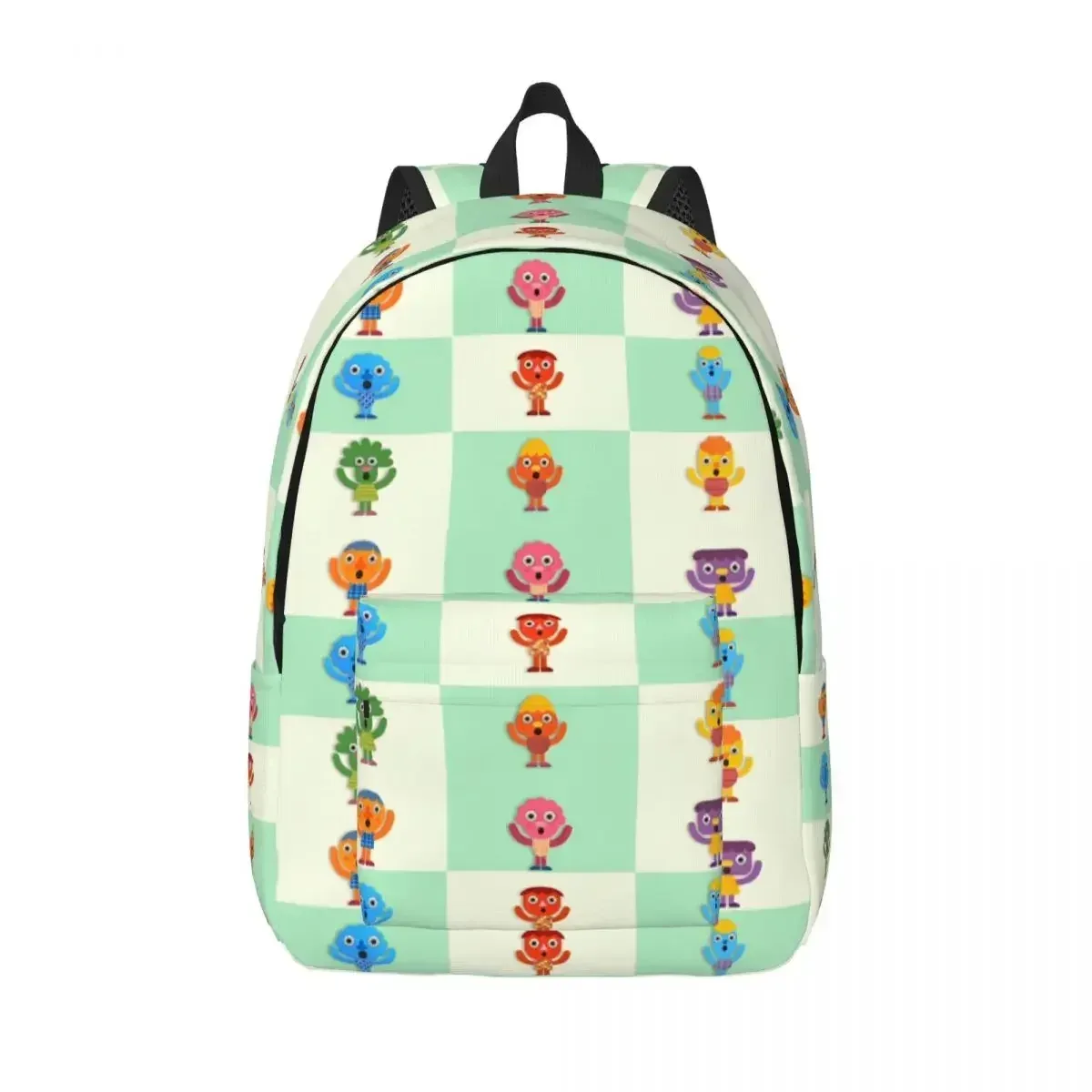 sac à dos micro super simple noodle & pals, idéal pour l'école, la randonnée, les voyages, avec motifs de comptes-rendus et de plantes, sac à dos de jour pour hommes, femmes et étudiants, sac à bandoulière