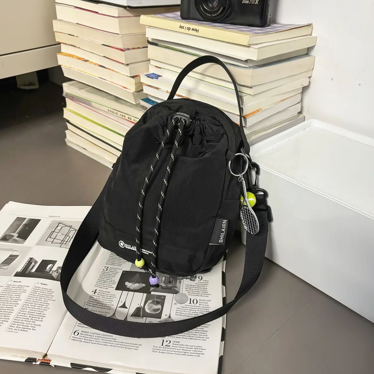 sac à bandoulière de banlieue à la mode, sac pour téléphone portable, sac de poitrine léger multifonctionnel, tasse d'eau de grande capacité, sac à bandoulière étanche, sac de bouteille d'eau, sports de plein air