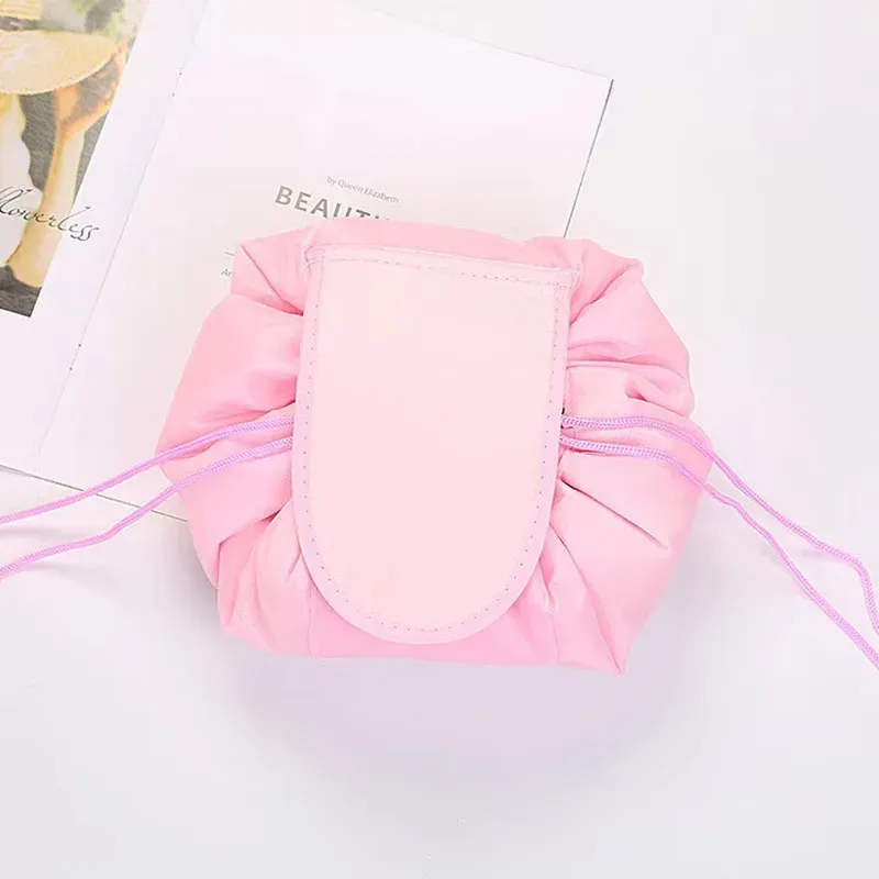 nouvelle trousse de toilette portable pour femme, sac de rangement à cordon de serrage grande capacité, best-seller
