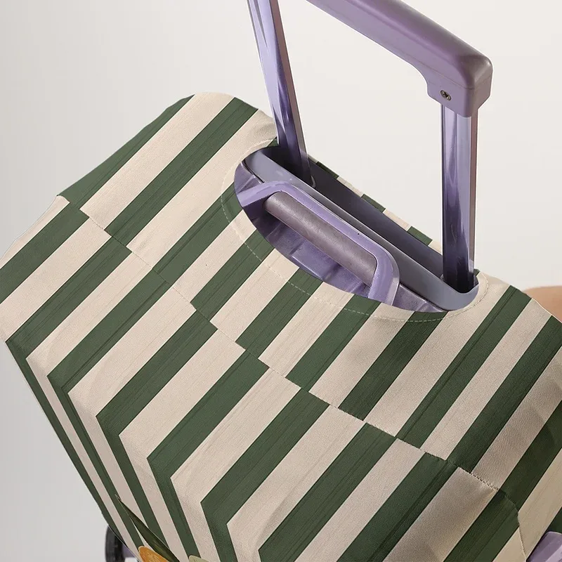 housse de protection pour bagages à motif agrumes, adaptée aux housses de bagages de 18 à 32 pouces, gants de protection pour poignée de bagage, accessoires de voyage