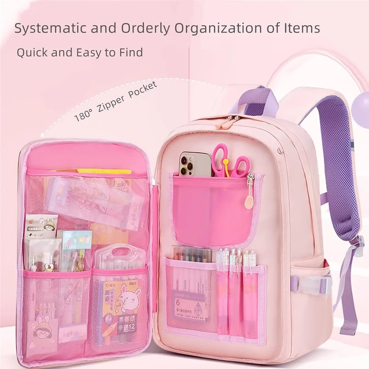 sac à dos scolaire, sacoche pour ordinateur portable, sac d'école pour enfants (sac à dos de loisirs, sac à dos pour femme, sac à dos de jour, sacoche pour ordinateur portable, ergonomique pour les adolescents et les jeunes filles), sac à dos pour l'école, le cyclisme, les loisirs et les voyages
