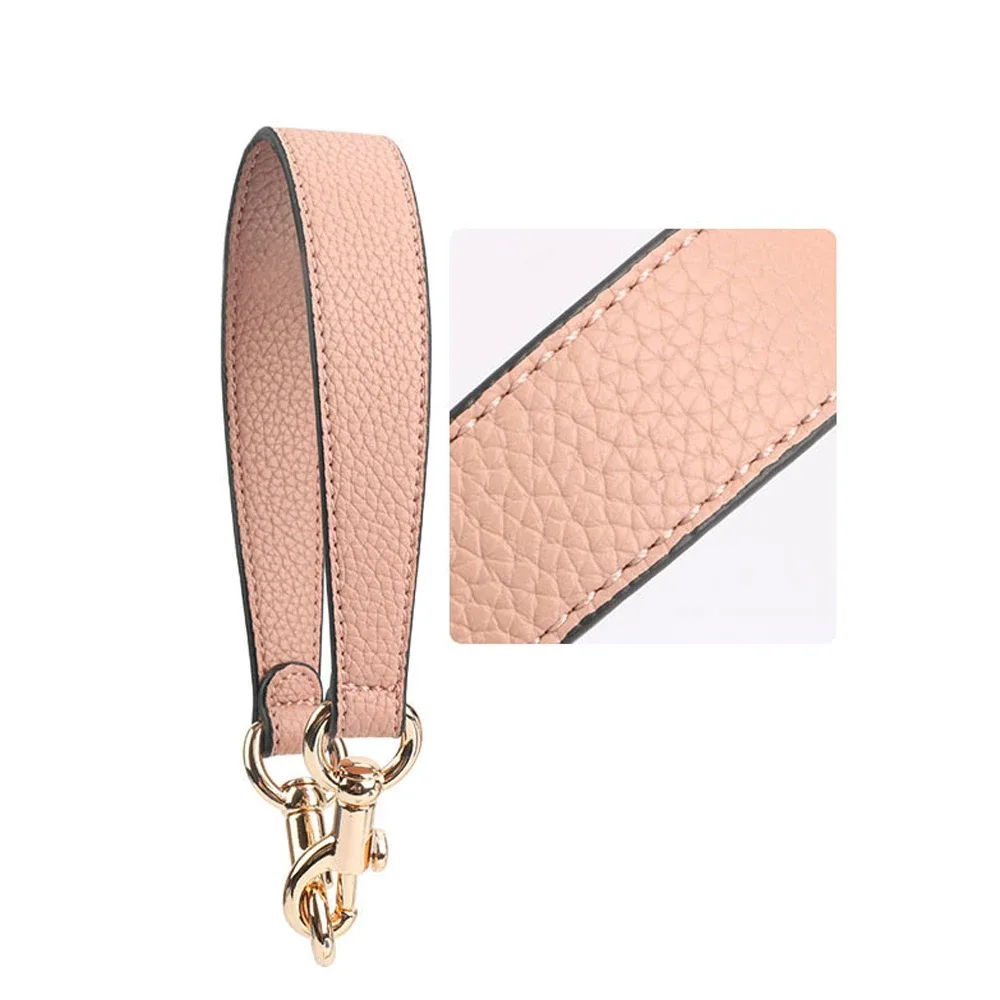 sangle de sac de conception de marque pour sac fourre-tout sous les bras, sacs à main, sangle de sac initiée par la poignée, sangle en cuir vachetta, accessoires de sac