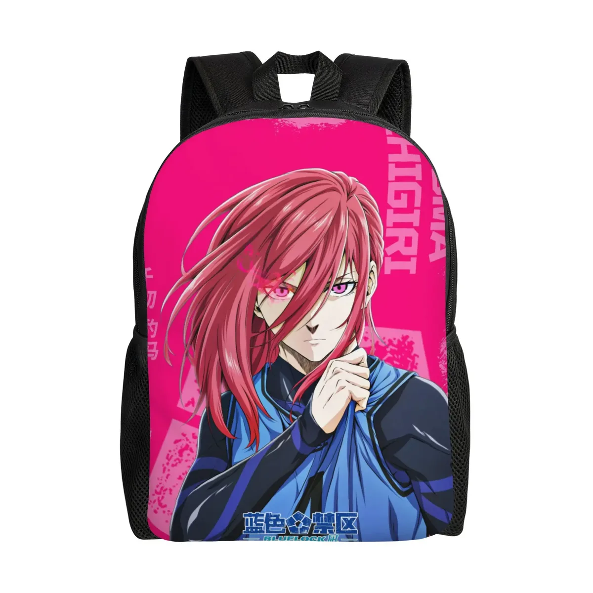 sac à dos pour femmes yoichi isagi blue locks anime, sac d'école pour enfants, sac à dos pour ordinateur portable, sac à bandoulière de voyage pour adolescents