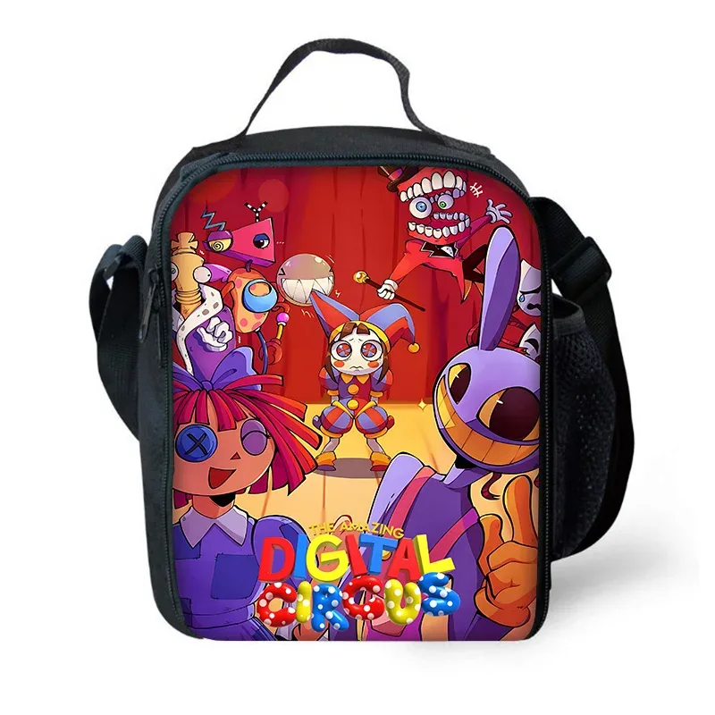 sac à dos d'école pour enfants cartoon a-amazings digitals circus avec sacs à déjeuner, sacs à crayons, sacs d'école pour garçons et filles, meilleur cadeau
