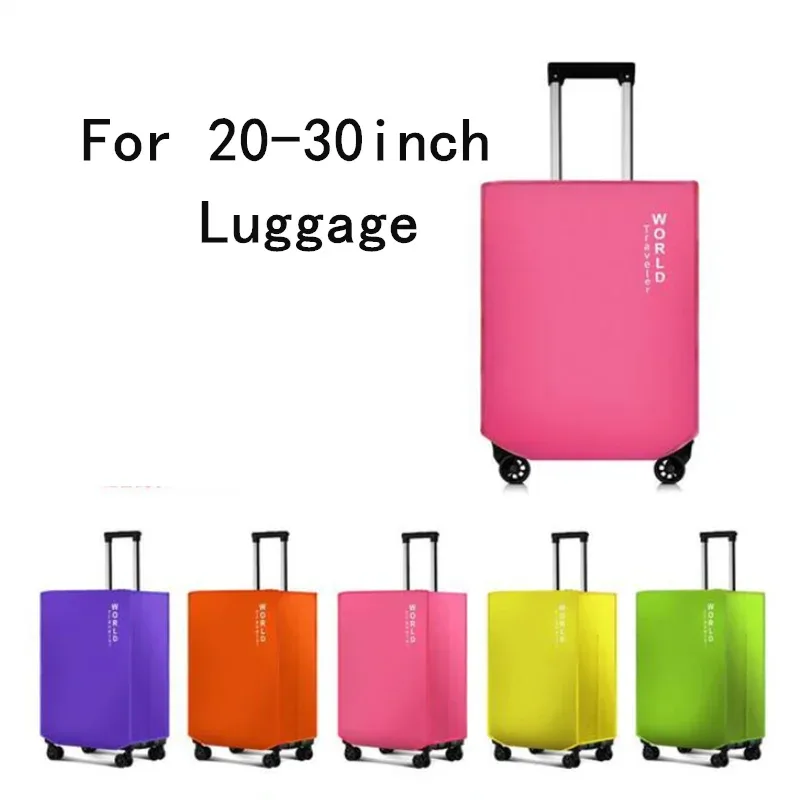 housse de protection colorée pour bagages, non tissée, anti-poussière, valise à roulettes, résistante à l'usure, pour 20/24/26/28/30 pouces, nouvelle collection