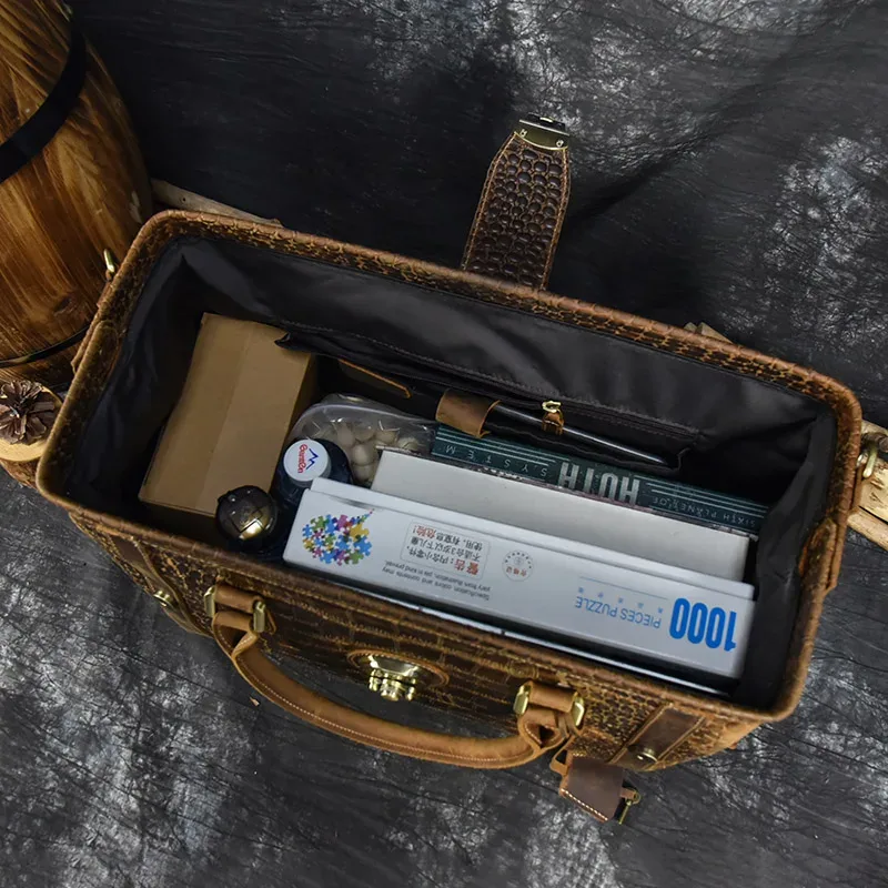 newsbirds-sac de week-end en cuir de vache vintage pour homme, bagage de voyage, sac à bandoulière, sac à main de voyage