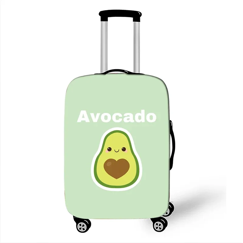 juste de bagage à motif d'avocat de style drôle, étui de protection anti-poussière pour valise logique, mode, 18 "-32"