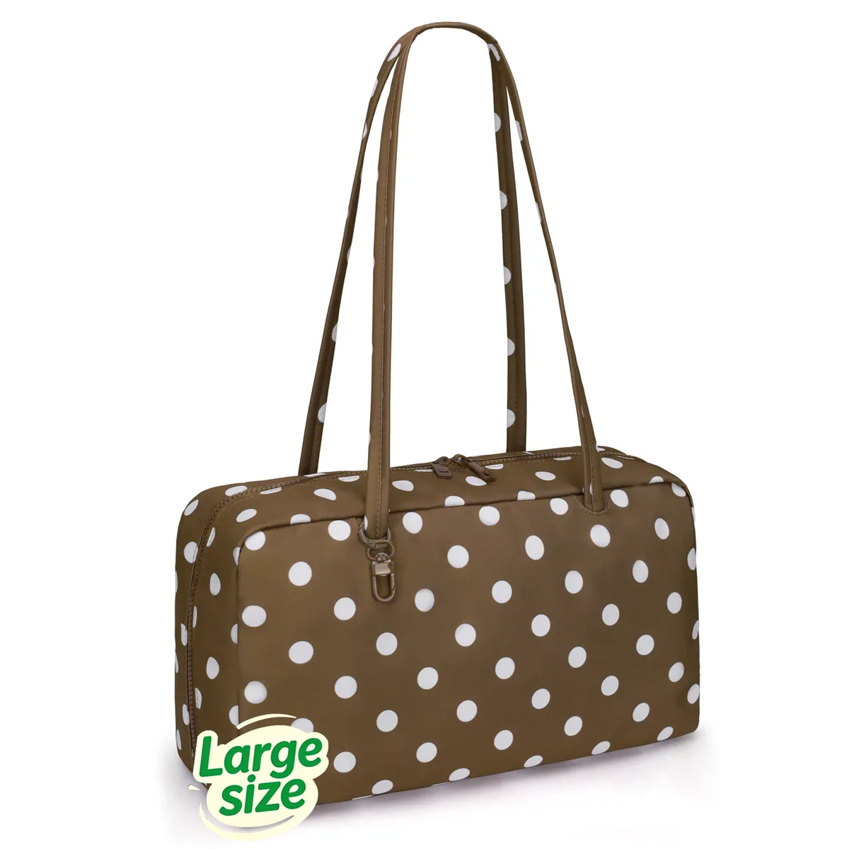 sac fourre-tout en nylon, sac à bandoulière pour femme avec clip porte-clés, sac à main léger à fermeture éclair, idéal pour le travail quotidien, les voyages, la gym, cadeau pour maman
