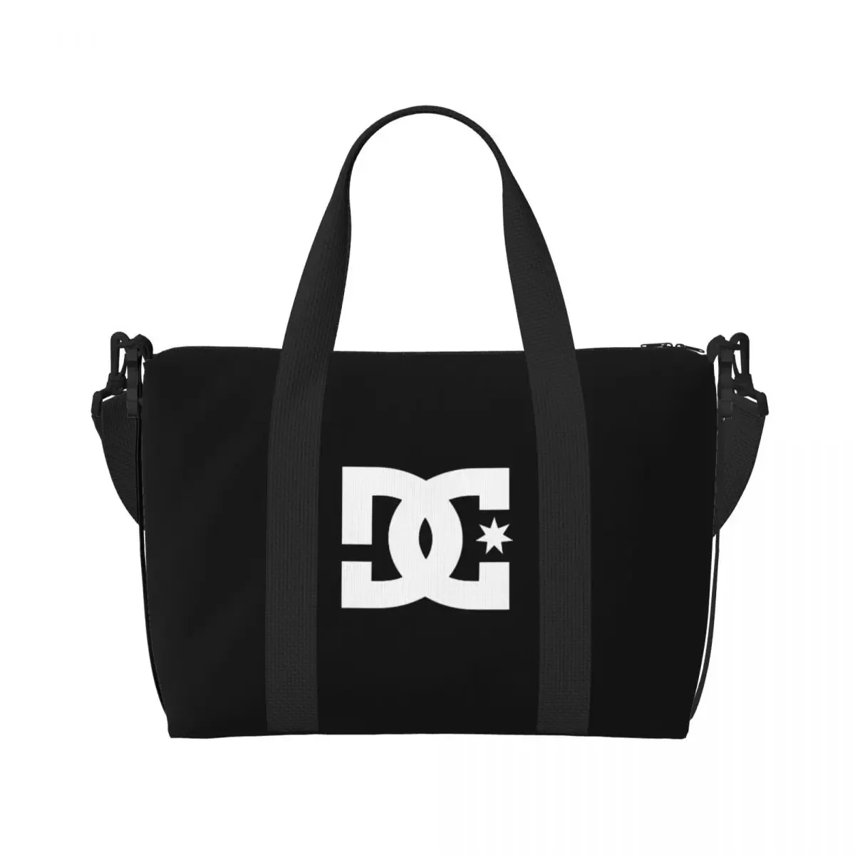 Sac de voyage bandoulière DC Shoe Co pour femme et homme, sac de transport, sac fourre-tout grande capacité pour homme, sac de sport et de week-end