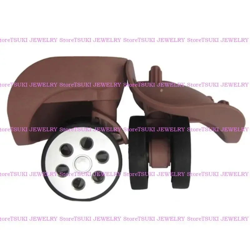 roue à bagages roues de remplacement pour bagages roues à bagages à double rangée boîtier de chariot pratique roues pivotantes gauche et droite