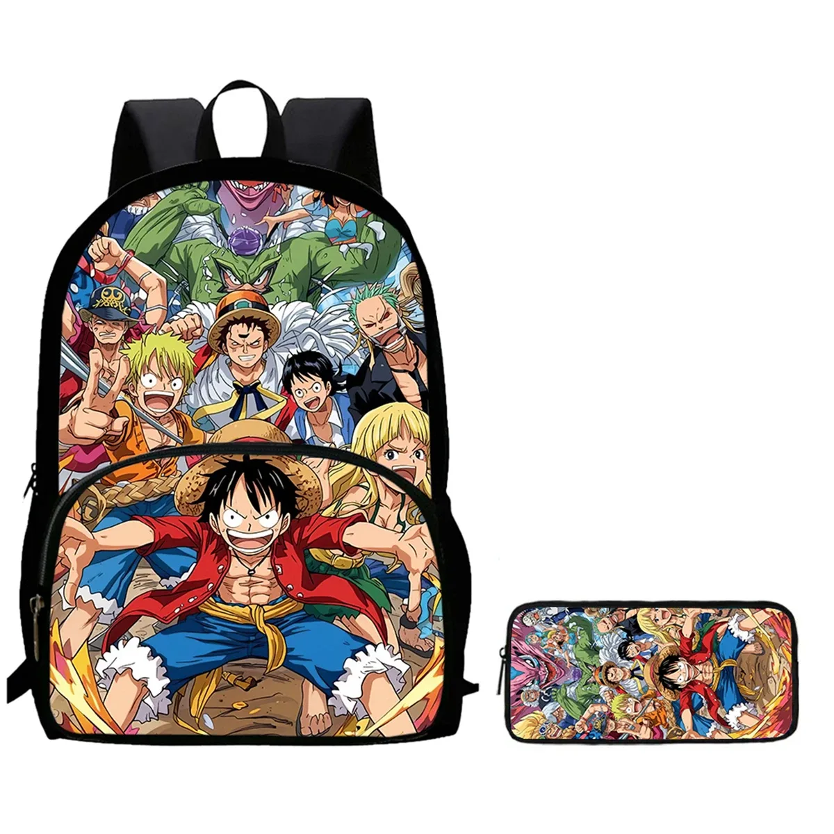 sac à dos scolaire léger 2-en-1 avec poche avant et trousse à crayons, sac à dos unisexe durable pour garçons et filles de 6 à 10 ans