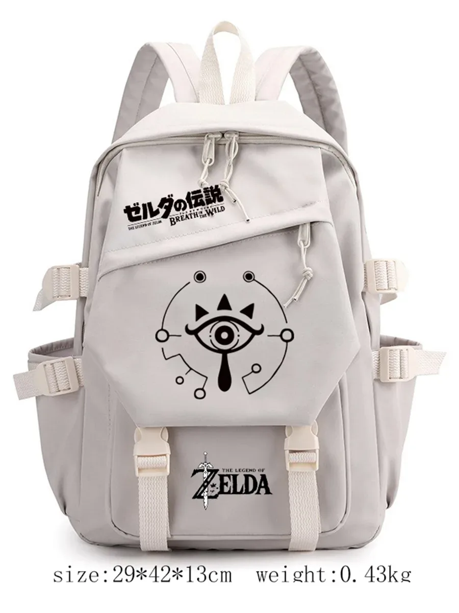 sac à dos étudiant the legend of zelda, sac à bandoulière décontracté pour l'extérieur, sac à dos tendance personnalisé grande capacité mochilas