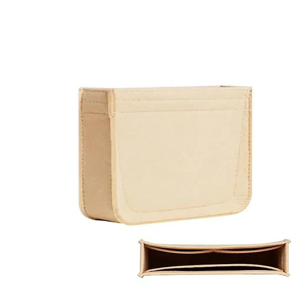 nouvel insert de sac à main en feutre, organisateur de sac portable multi-poches, sac intérieur de voyage pour evelyne 16/29/33