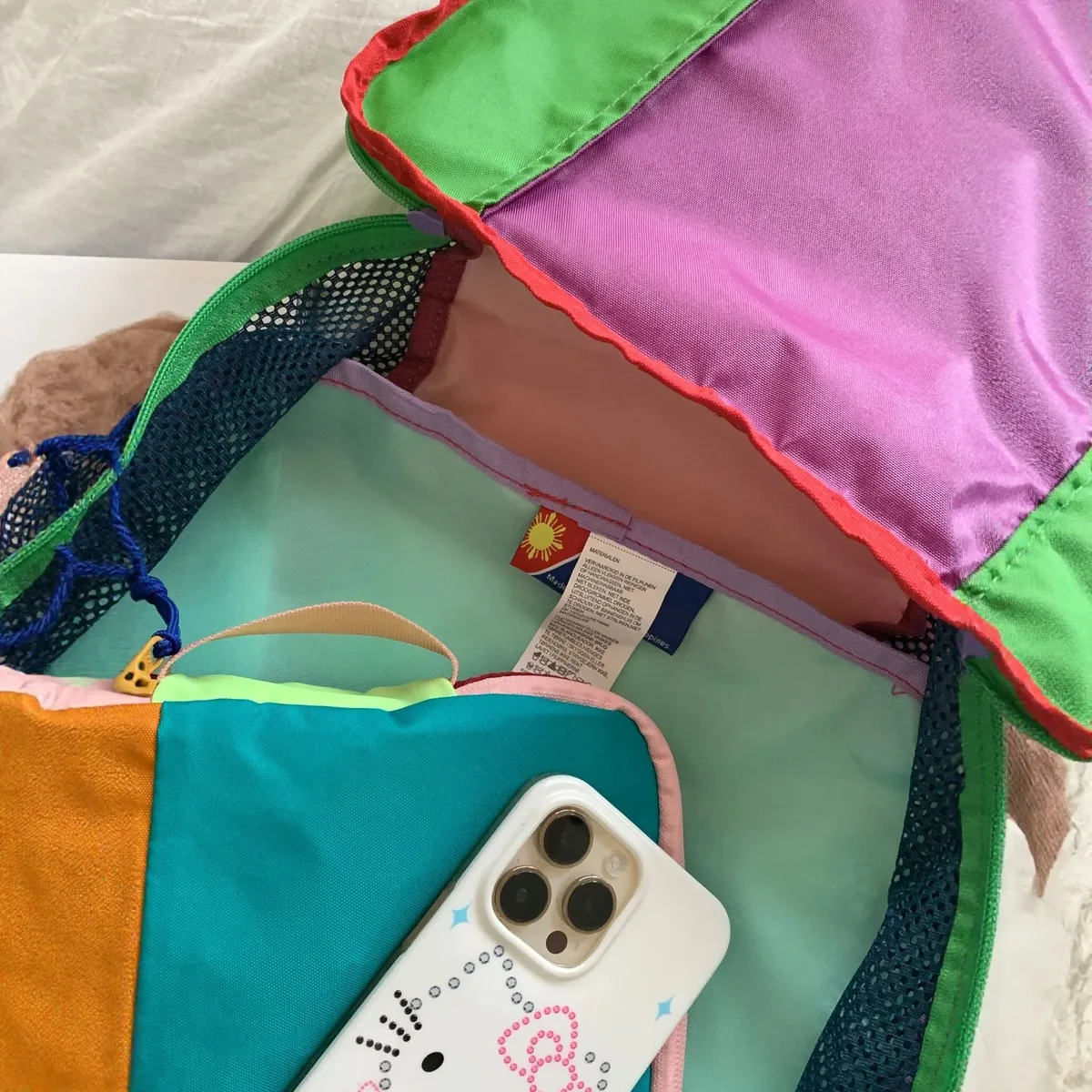 trousse de toilette de voyage imperméable 3 pièces multicolore patchwork 2026 – pochette organisateur cosmétique portable pour gym, extérieur et maquillage quotidien