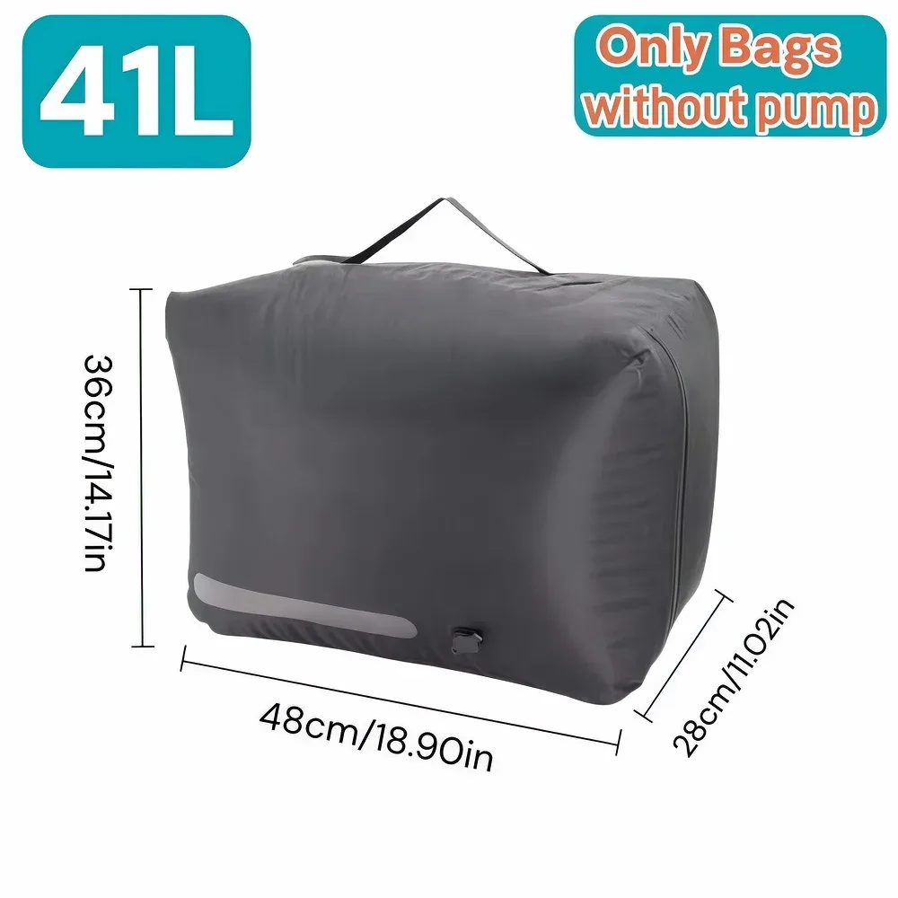 sacs de rangement sous vide pour voyage, sacs de compression pour bagages avec pompe à air, organiseurs de vêtements, cubes d'emballage