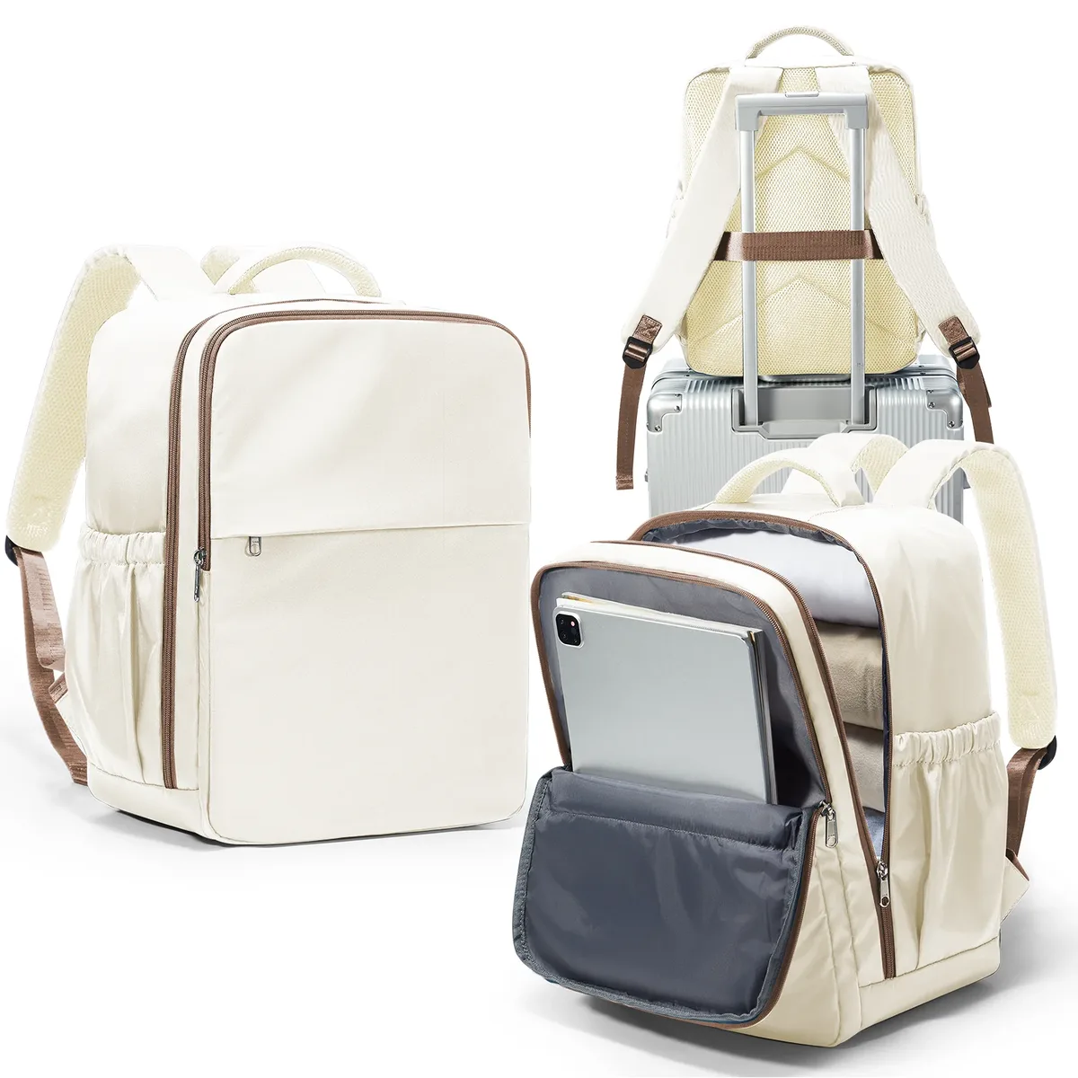 ryanair 40x30x20 sac à dos résistant à l'eau sac femmes cabine voyage sac à dos pochette d'ordinateur grande capacité easyjet sac à dos de transport