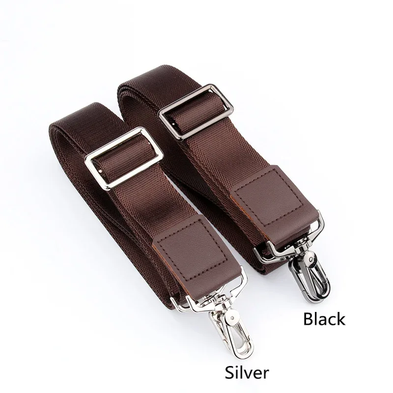 3.8cm sac pour hommes accessoires bandoulière bandoulière pour sac à bandoulière unique porte-documents sac d'ordinateur en cuir pu sac sangle