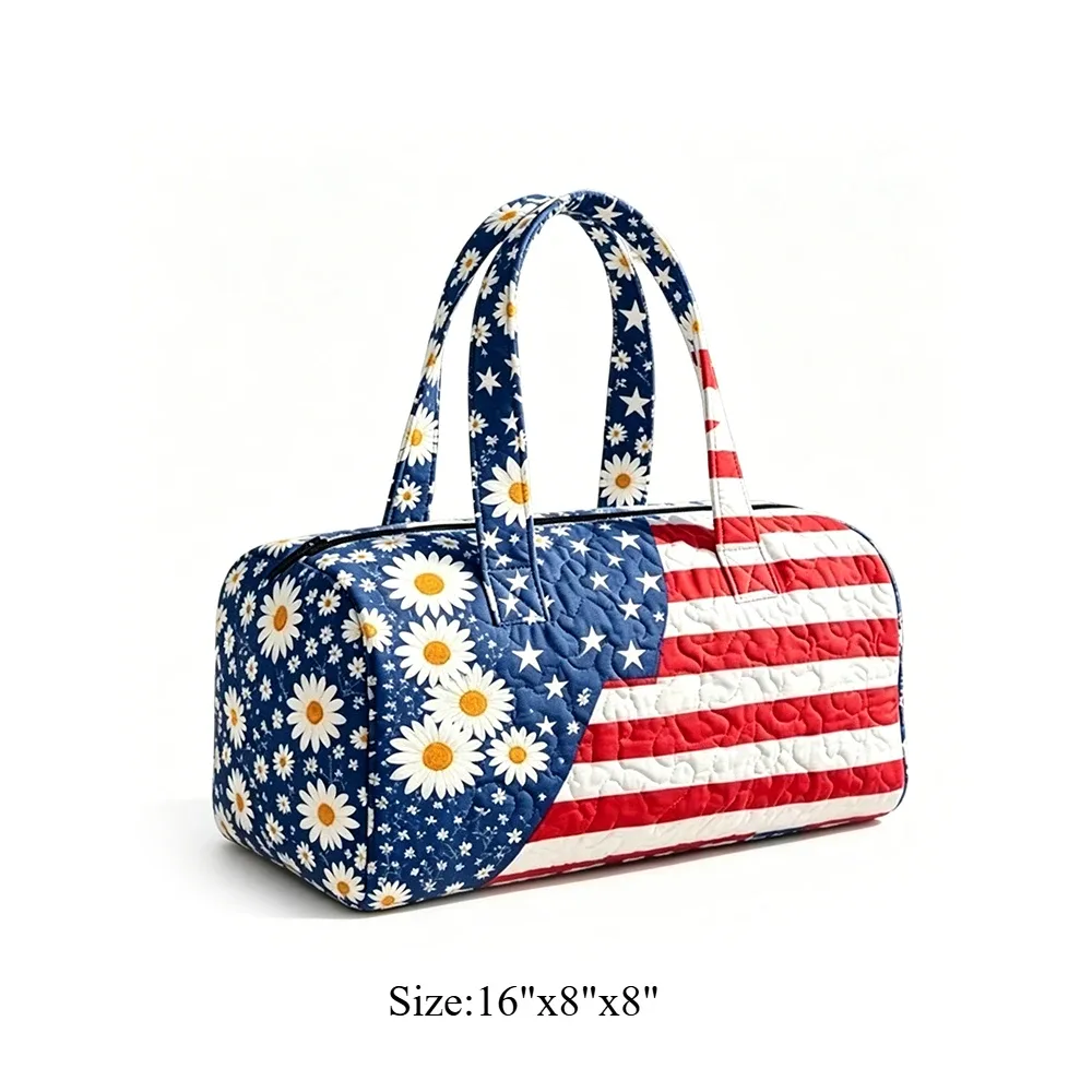 sac de voyage matelassé à imprimé chien teckel mignon, rayures arc-en-ciel, pour les amoureux des animaux, sac de week-end léger en polyester pour femmes et filles