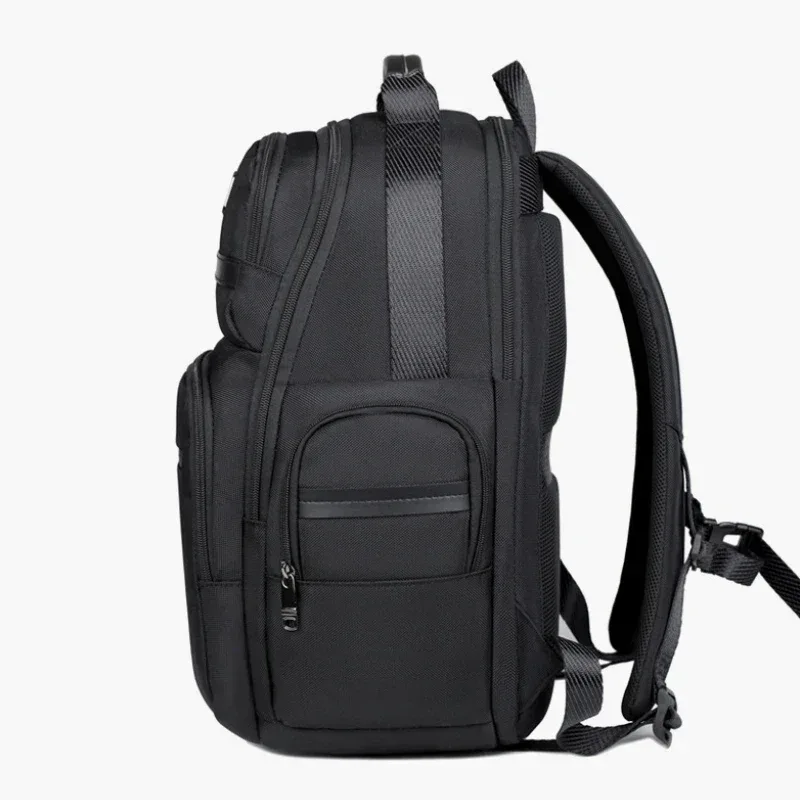 haute qualité noir gris hommes sac à dos grande capacité 17.3 pouces sacs à dos d'ordinateur portable mâle sac à main sac à dos en plein air sac à dos cartable