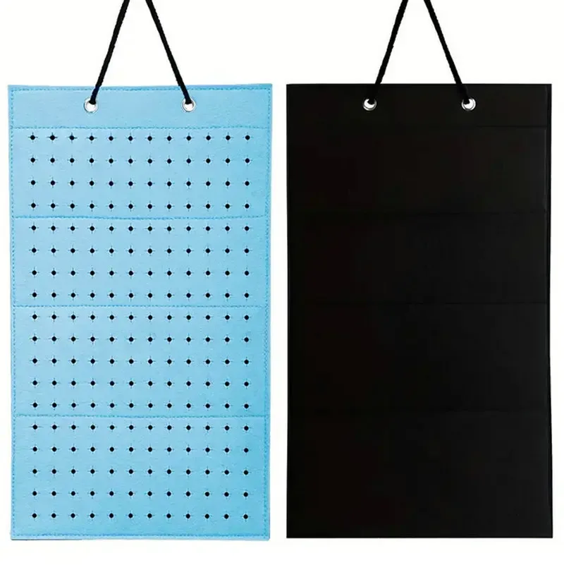 sac de rangement d'accessoires de chaussures en feutre, panneau d'affichage mural suspendu, organisateur polyvalent monté pour la maison, garde-robe et bureau
