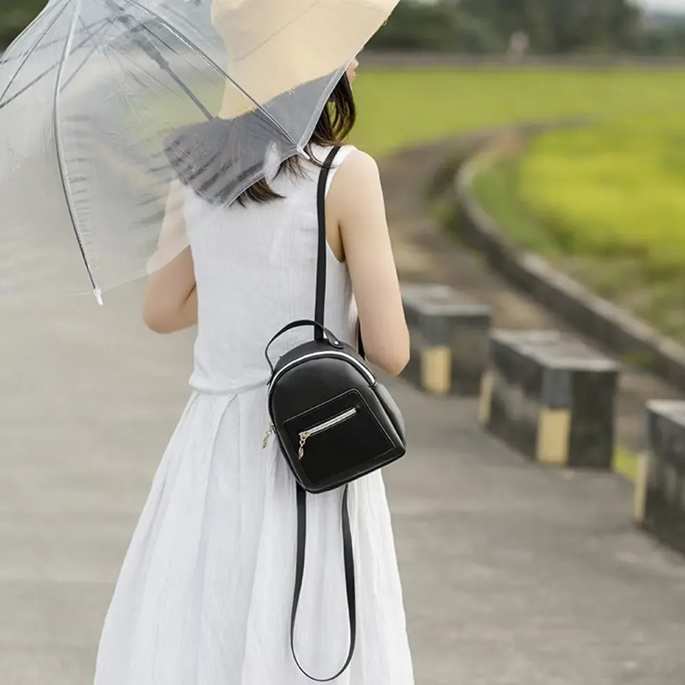 mini sac à dos étanche pour petite entreprise, sac de jour en pu pour fille, sac initié